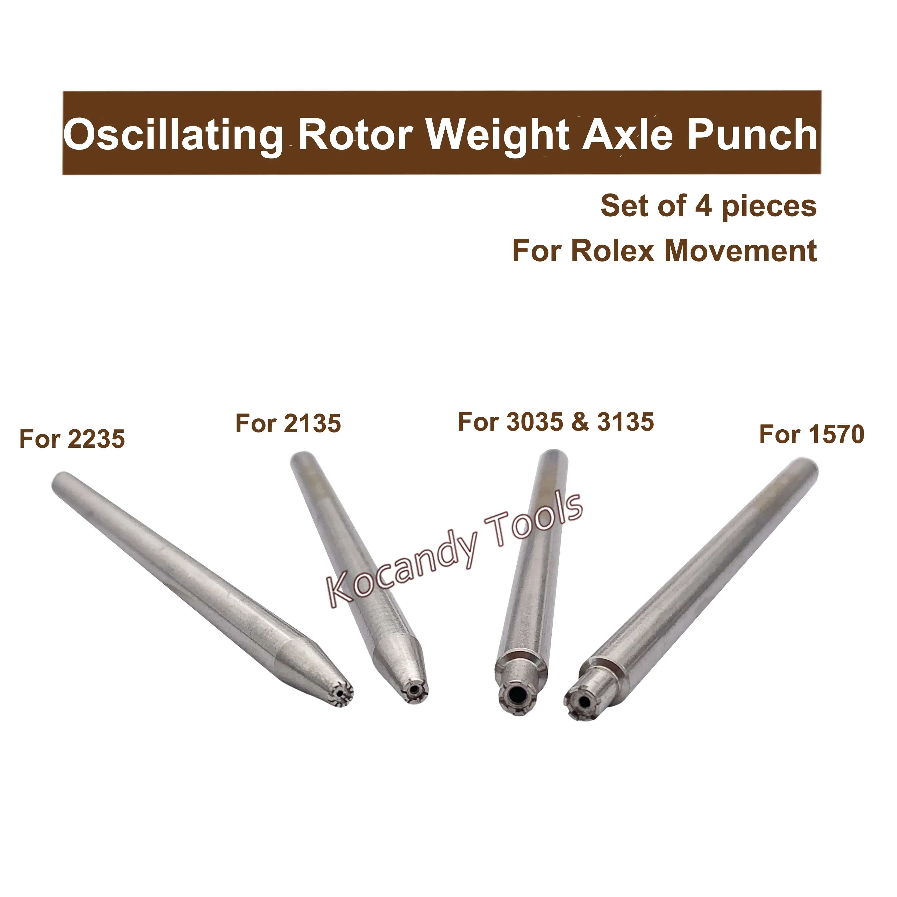 Four rotor weight axle punches fanned, for 2235 2135 3035 and 1570