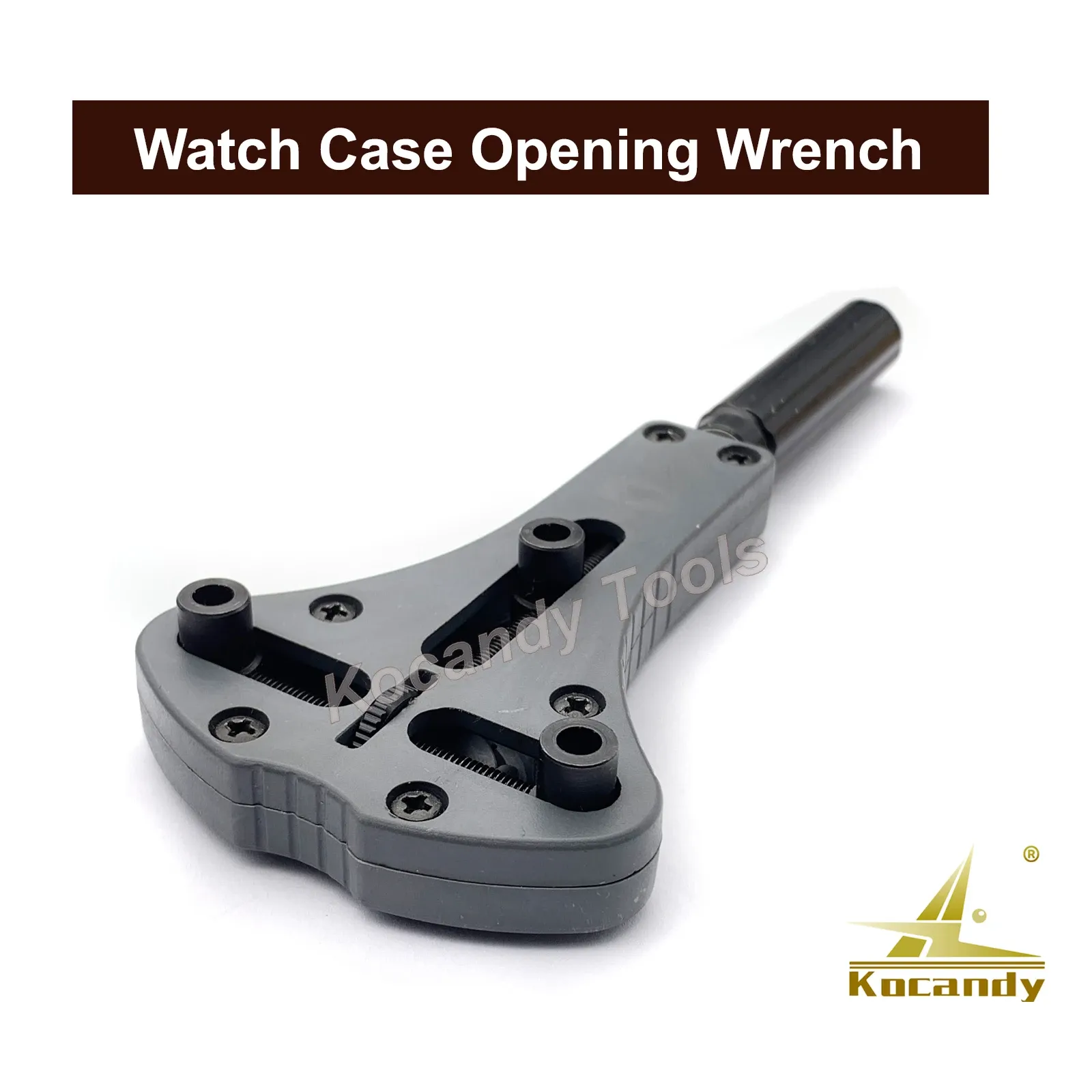 Jaxa style case wrench shown at an angle on white