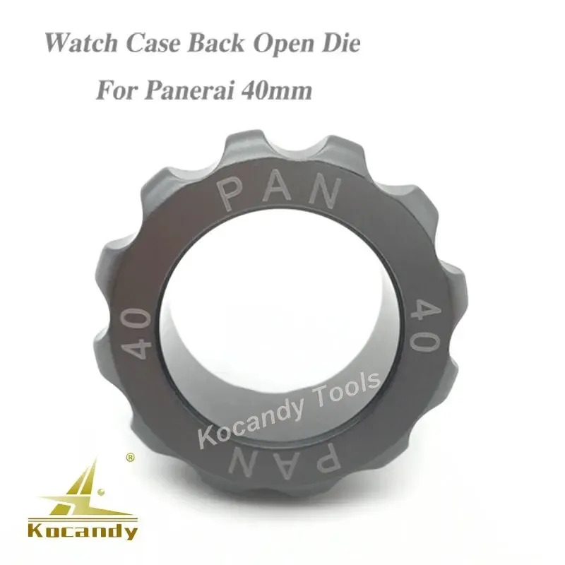 Grey case back die marked for Panerai 47 mm cases
