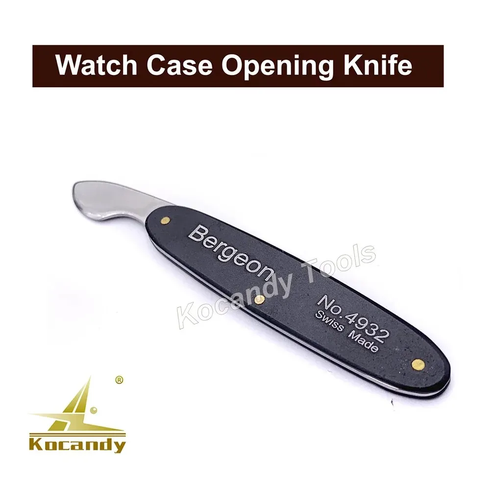 Open black pocket knife with steel blade on white