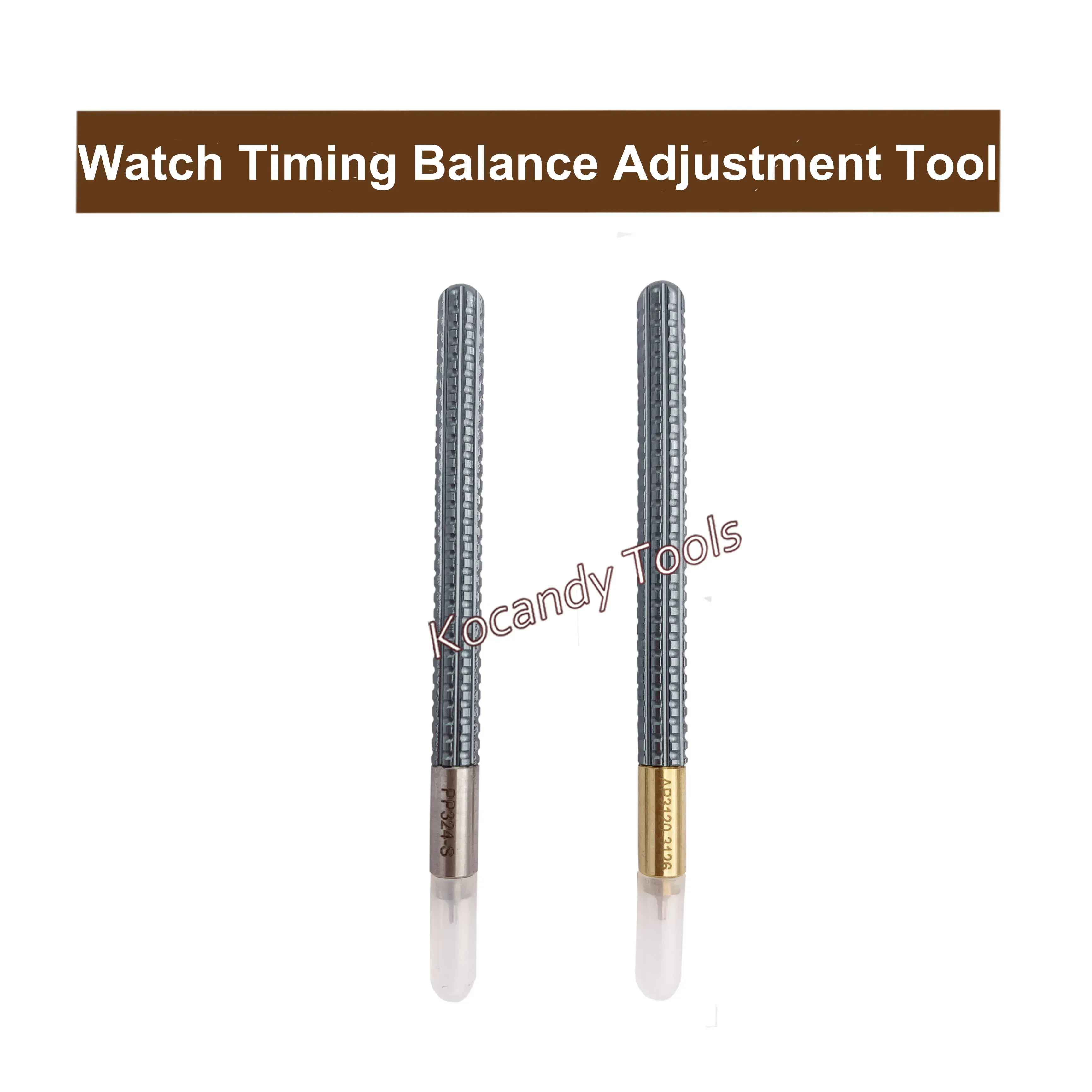 Two slim timing adjustment tools on a plain white background