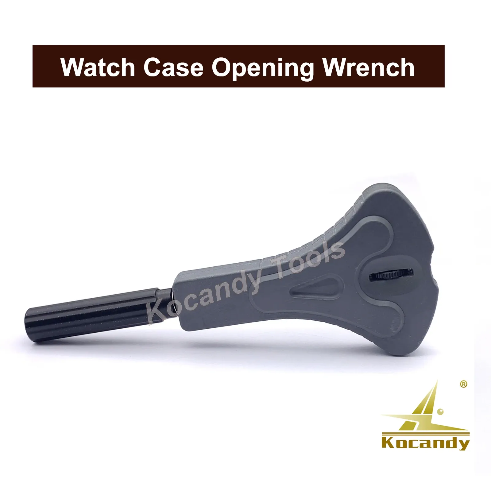 Case wrench viewed from above showing adjustable jaws