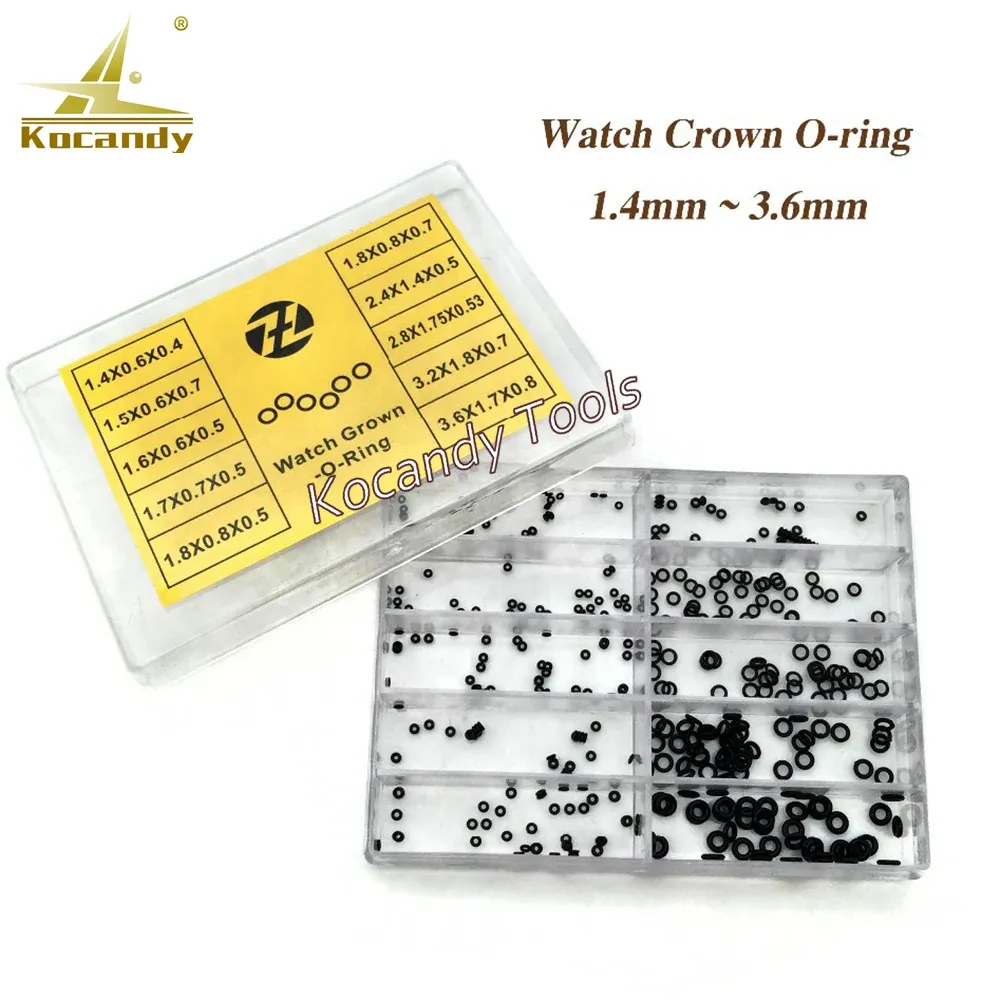Yellow O-ring card beside a bag of many black rubber gaskets