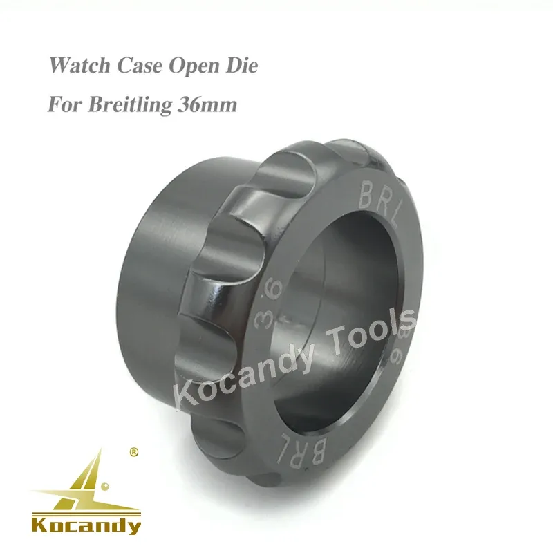 Open case die for Breitling Seawolf shown in dark steel