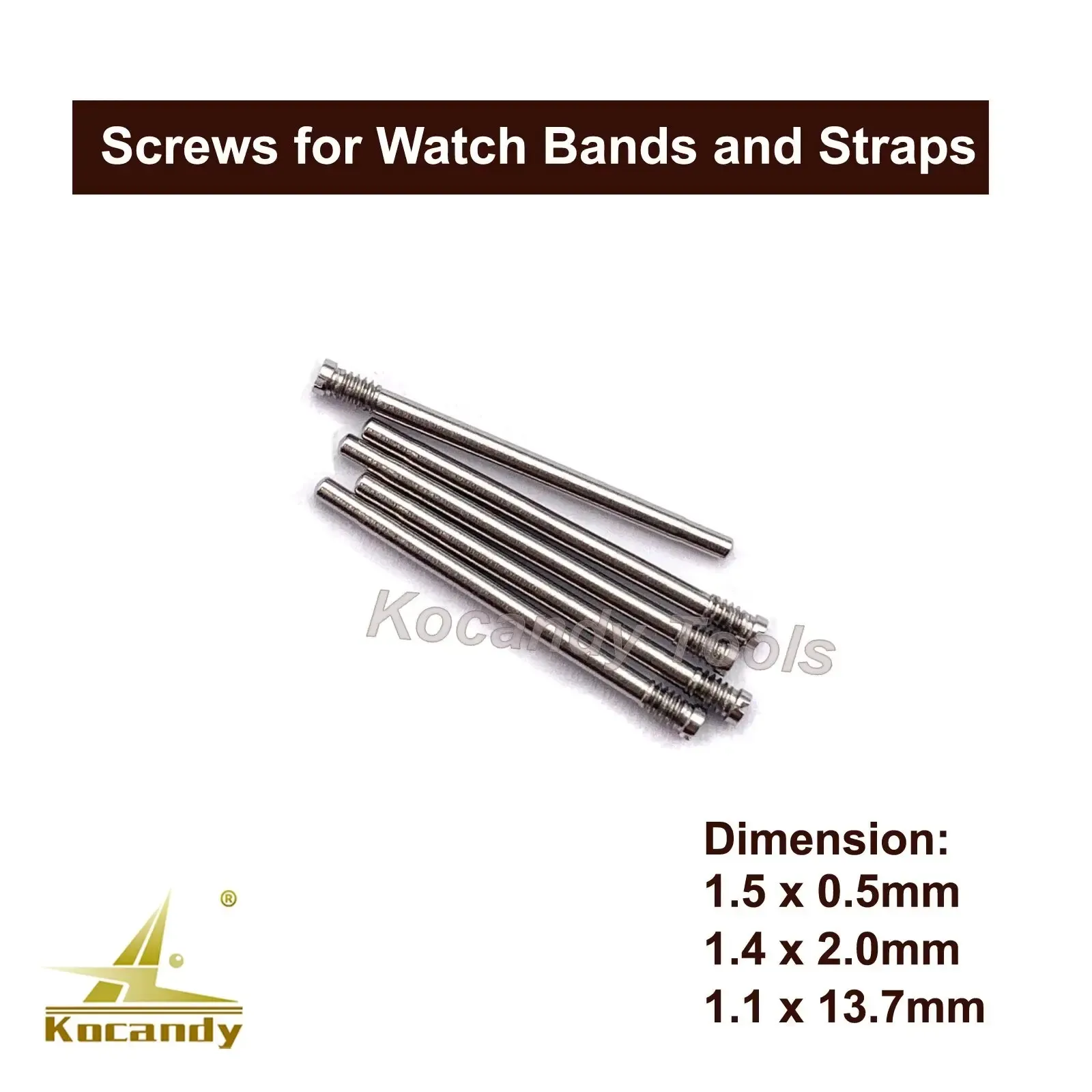 Tube rods showing sizes 1.2 x 2.5mm, 1.2 x 1.7mm and 1.2 x 1.8 x 12mm