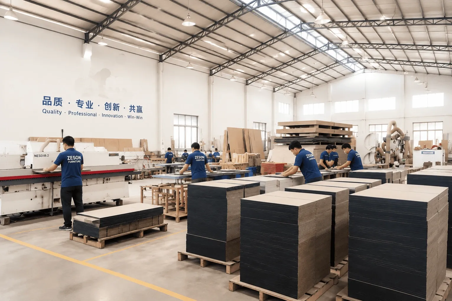 Our factory supports flexible production and customized furniture solutions
