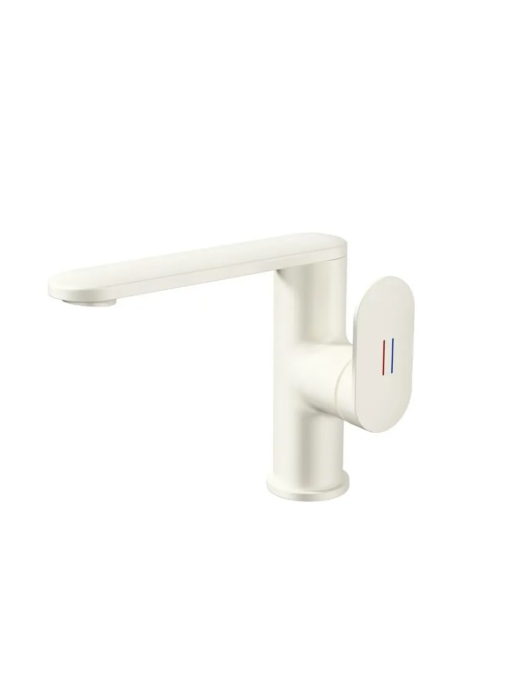 Ivory compact deck-mounted bathroom mixer