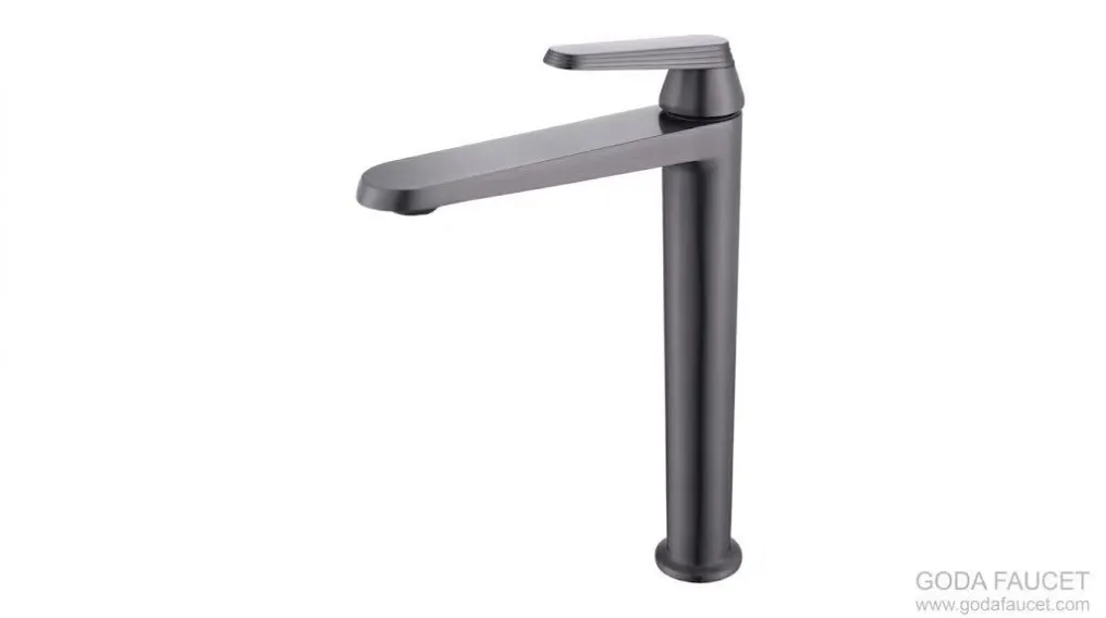 51034-modern-tall-basin-faucet-gun-grey