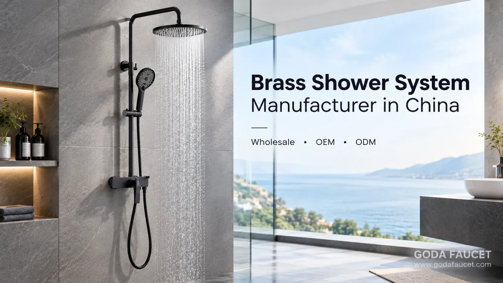 Brass shower system manufacturer in China