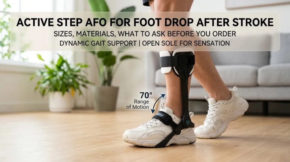ACTIVE-STEP AFO for Foot Drop After Stroke