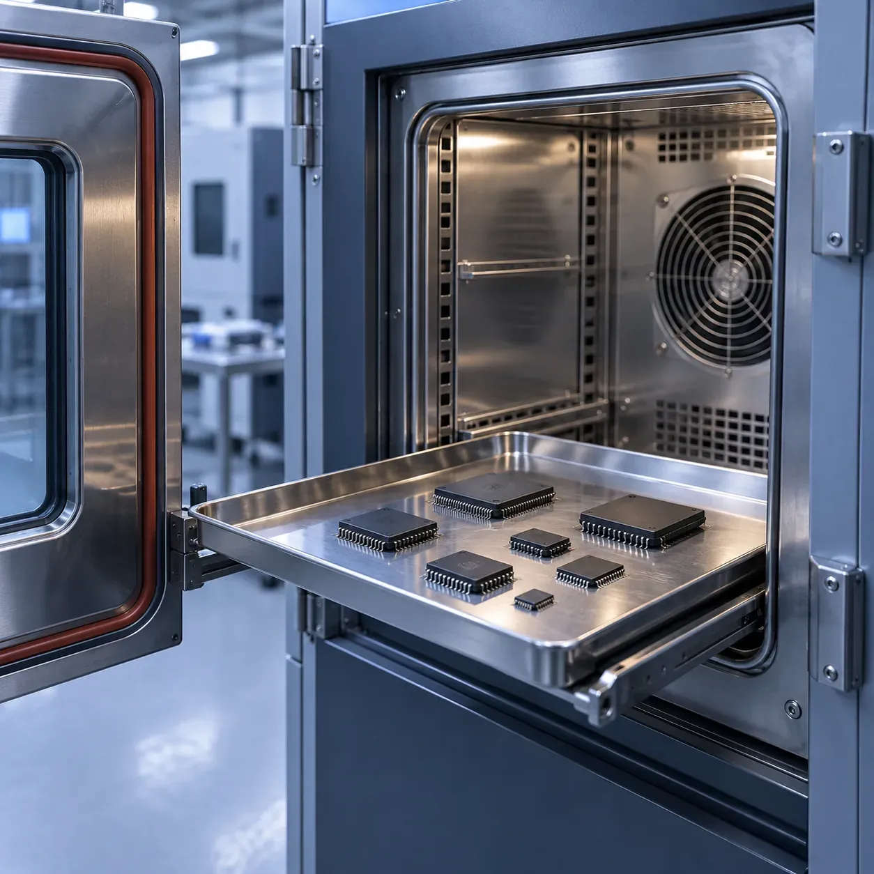 Thermal cycle chamber for semiconductor package reliability testing