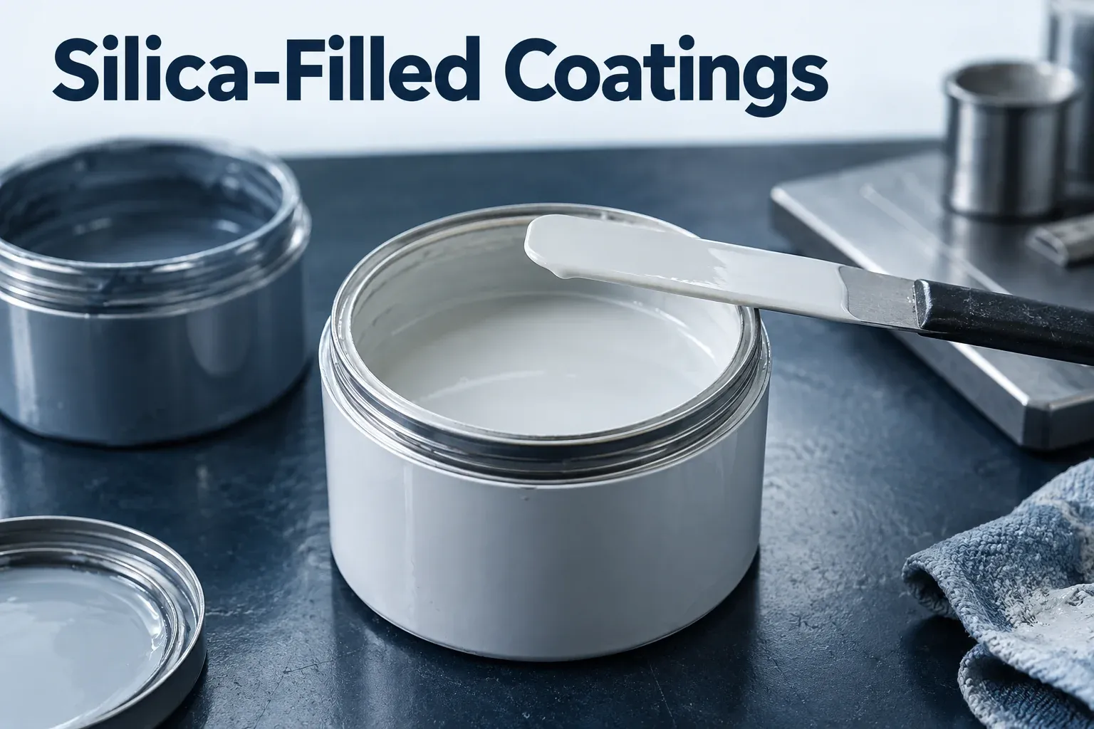 Pale coating sample containers and an inspection spatula