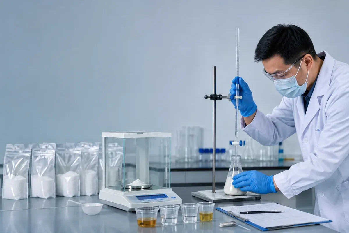 Quality control testing for oil absorption and resin compatibility of active silica powder