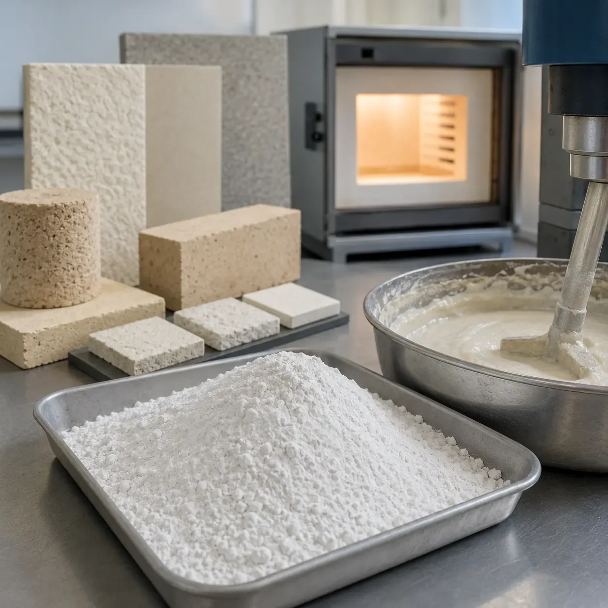 Cristobalite powder in refractory and ceramic application