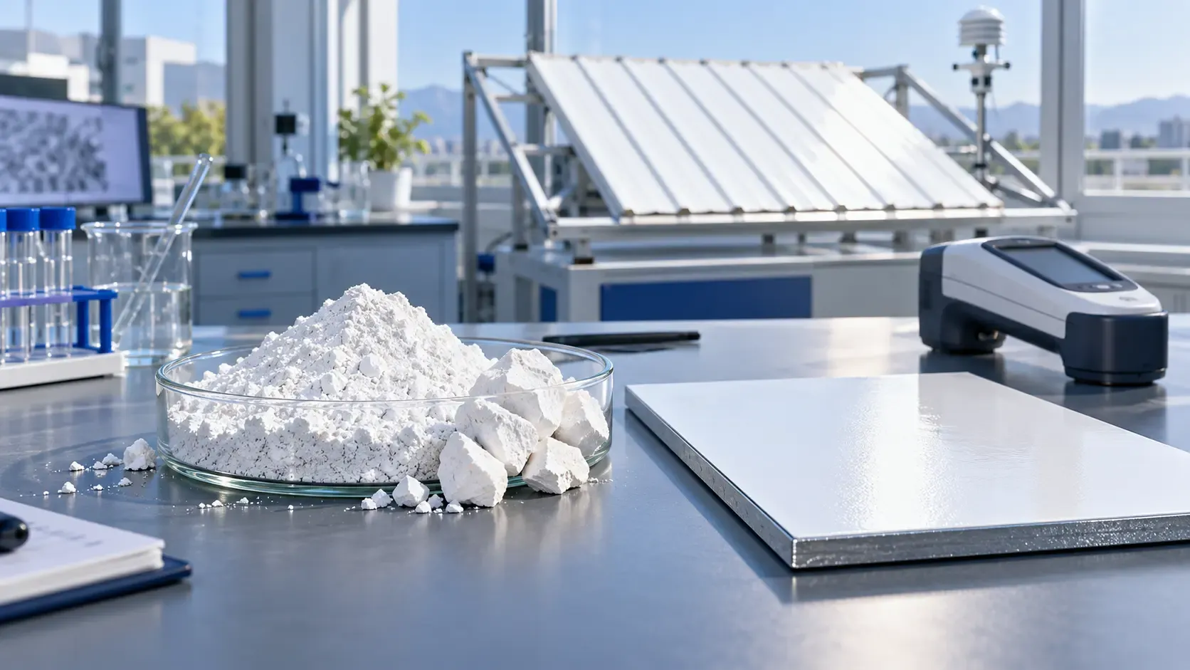 cristobalite-powder-cool-roof-coating-trial-framework-cover