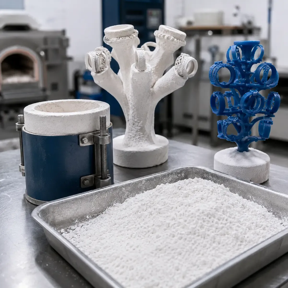 Cristobalite powder for jewelry investment casting application