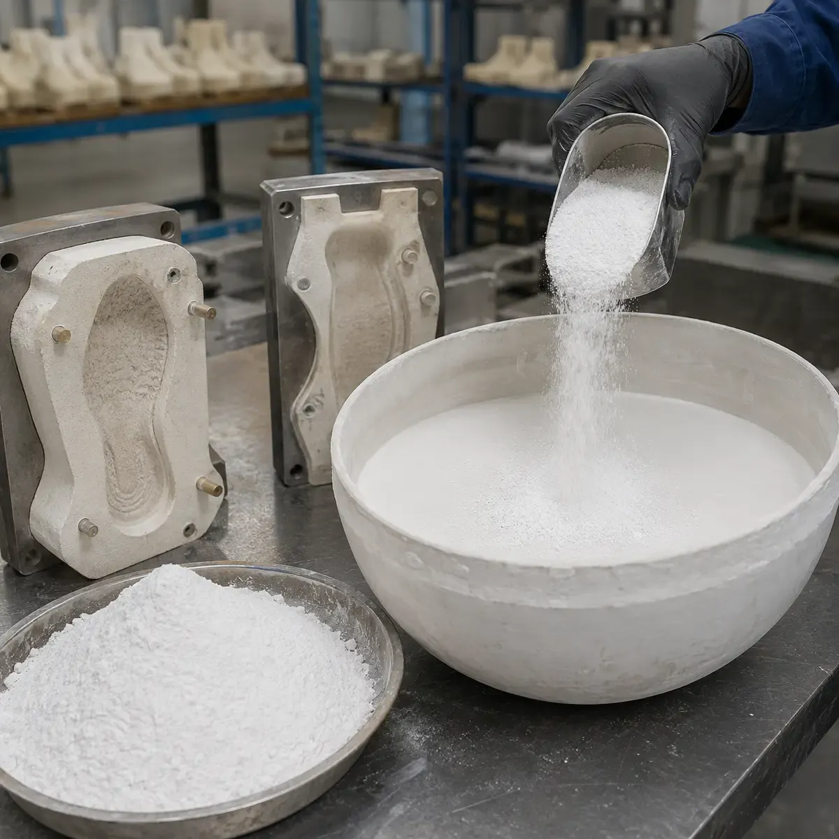 PV silica powder used in shoe mold investment casting