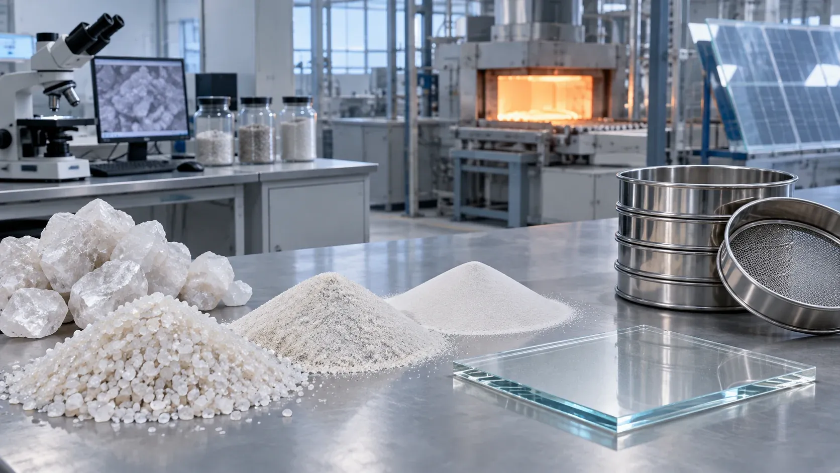 solar-glass-quartz-sand-qualification