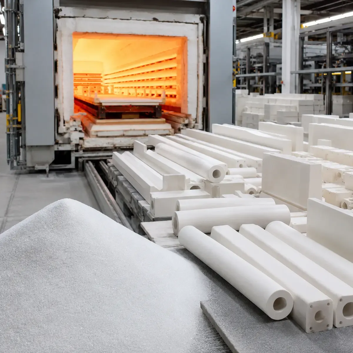 Grade A fused silica sand for ceramic rollers