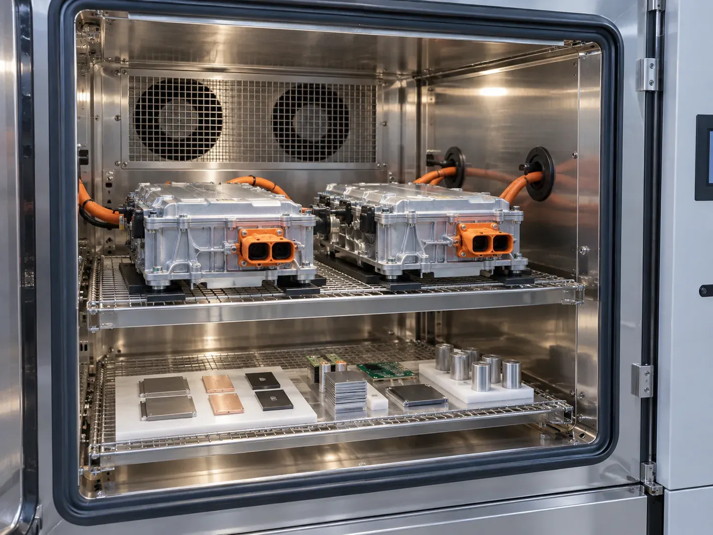 Thermal-cycle evaluation of EV power modules potted with fused silica epoxy
