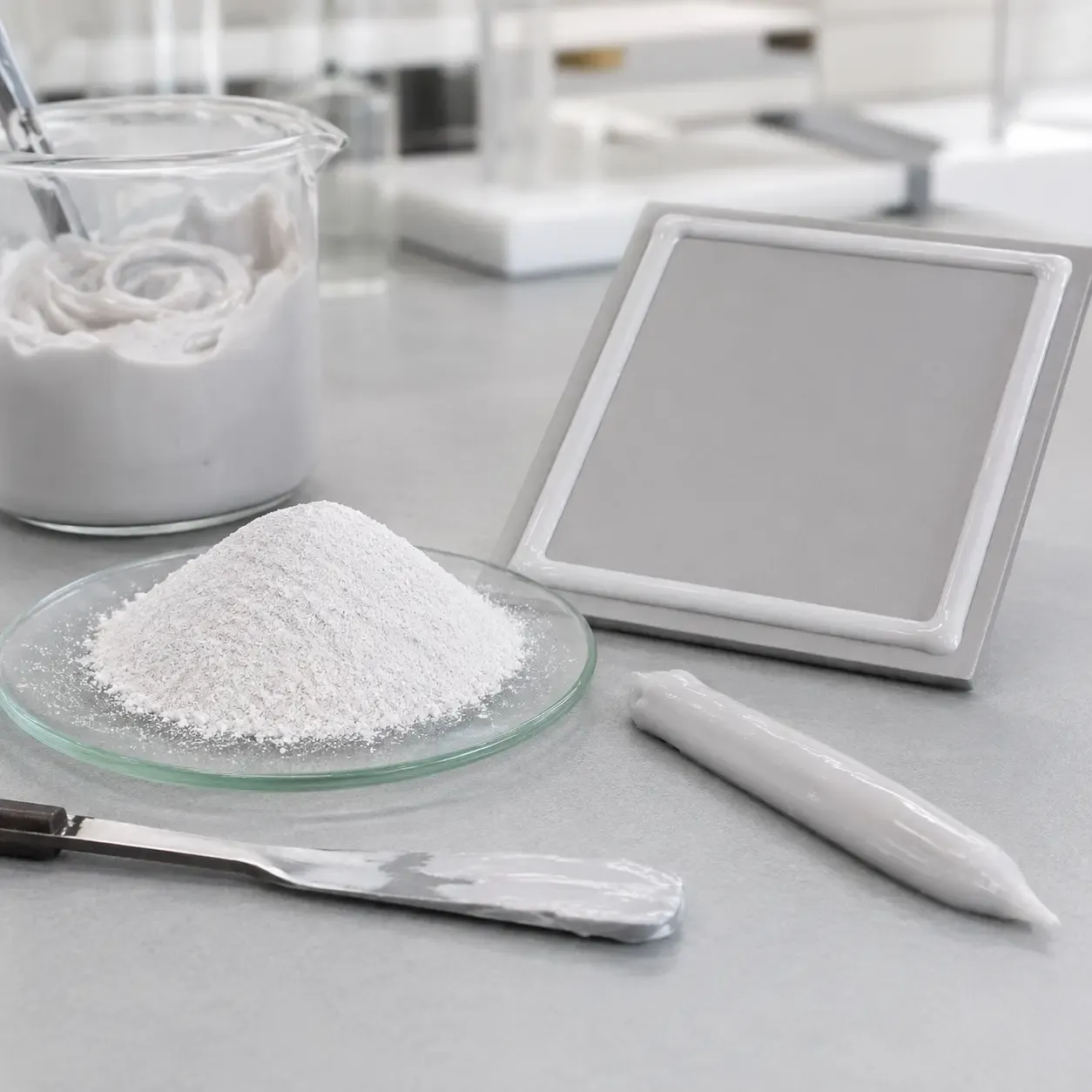Crystalline silica powder quality control for silicone rubber grade