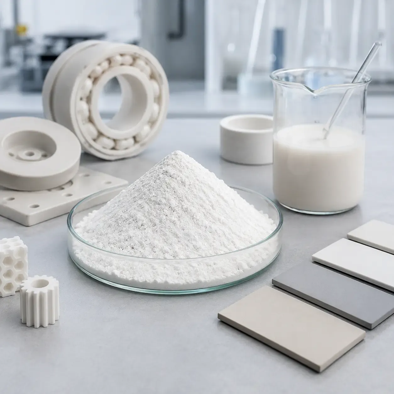Cristobalite powder for precision ceramic and coating application