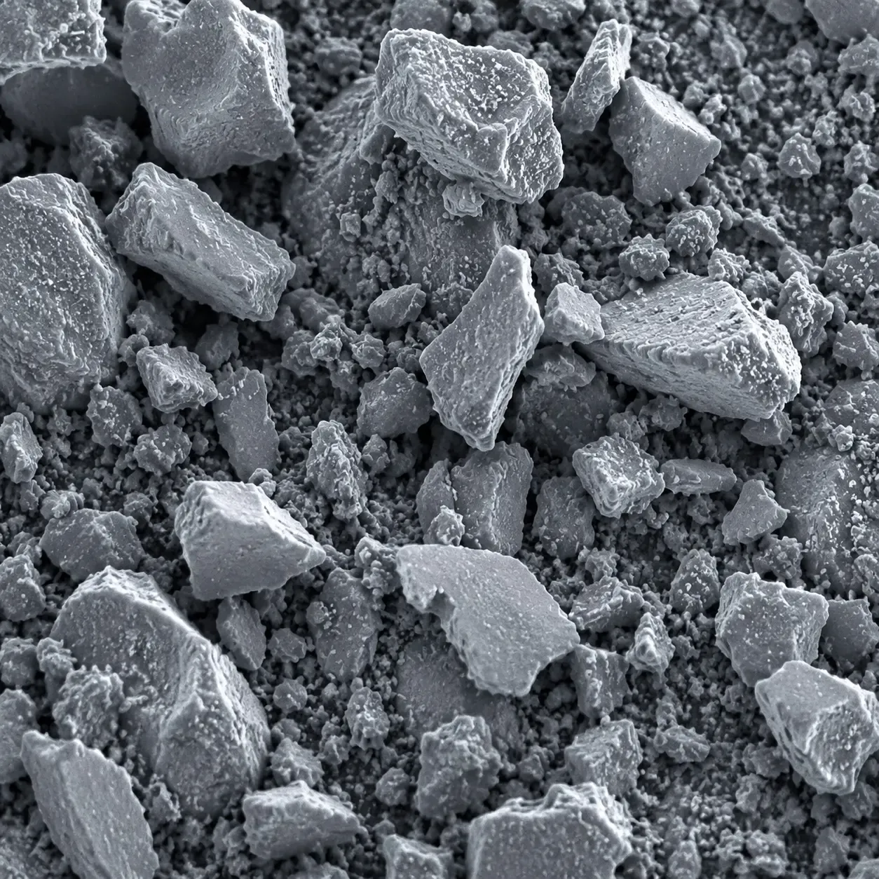 Cristobalite powder microstructure and particle-size quality review