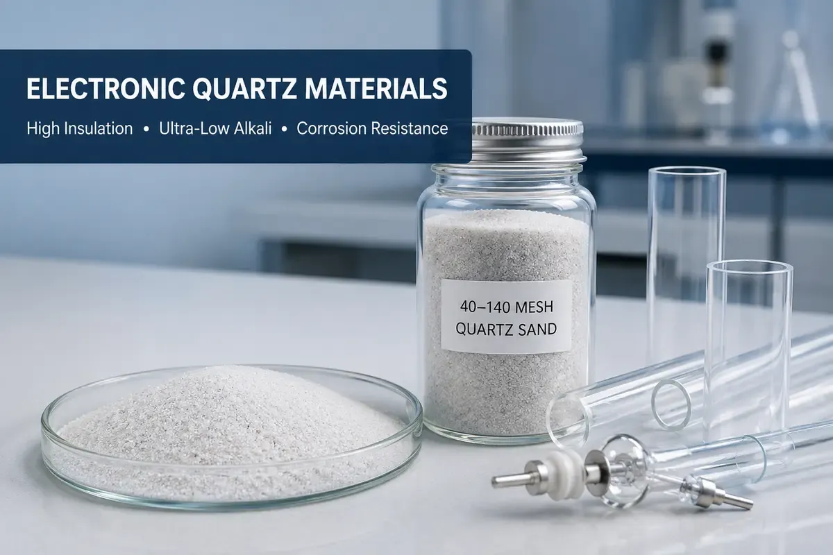 High-purity quartz sand for optical quartz component manufacturing