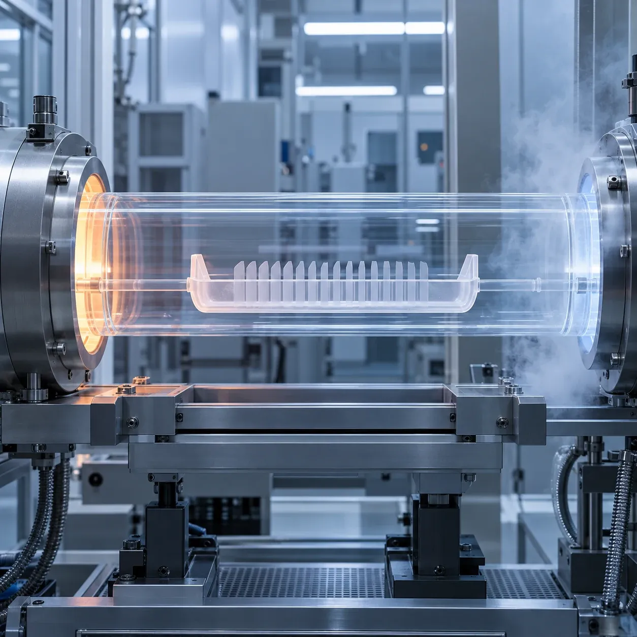 fused silica quartzware contamination-control workflow for semiconductor processing