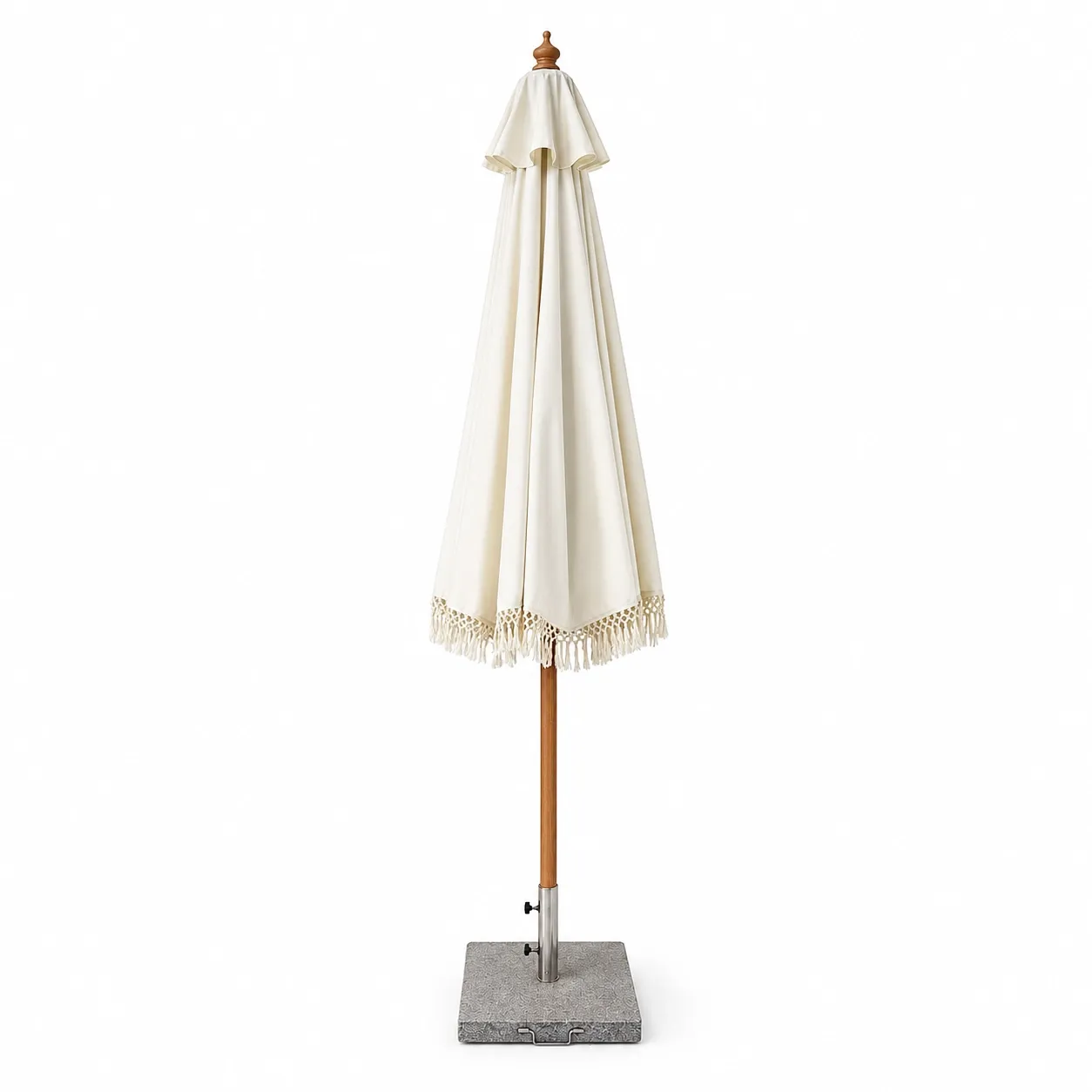 boho-fringe-center-pole-umbrella-closed