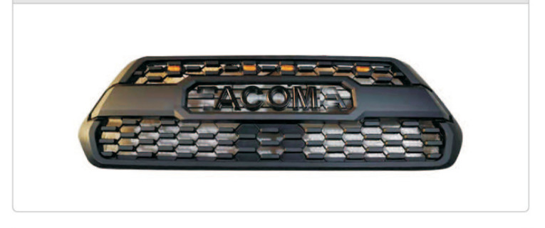 TRD style grille with DRL for Toyota Tacoma 2016+