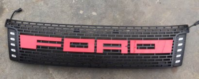 Ford Ranger T6 grille in LED black and white styles, wholesale product photo