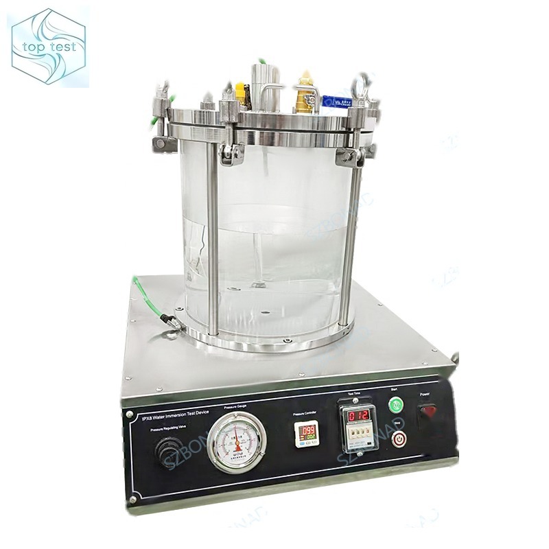 TT-IPX8PS IPX8 pressure immersion test machine with transparent tank and power supply terminals
