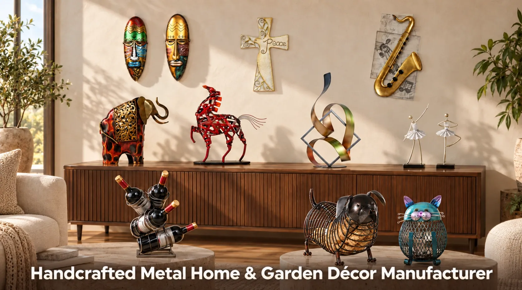 Handcrafted Metal Home & Garden Décor Manufacturer