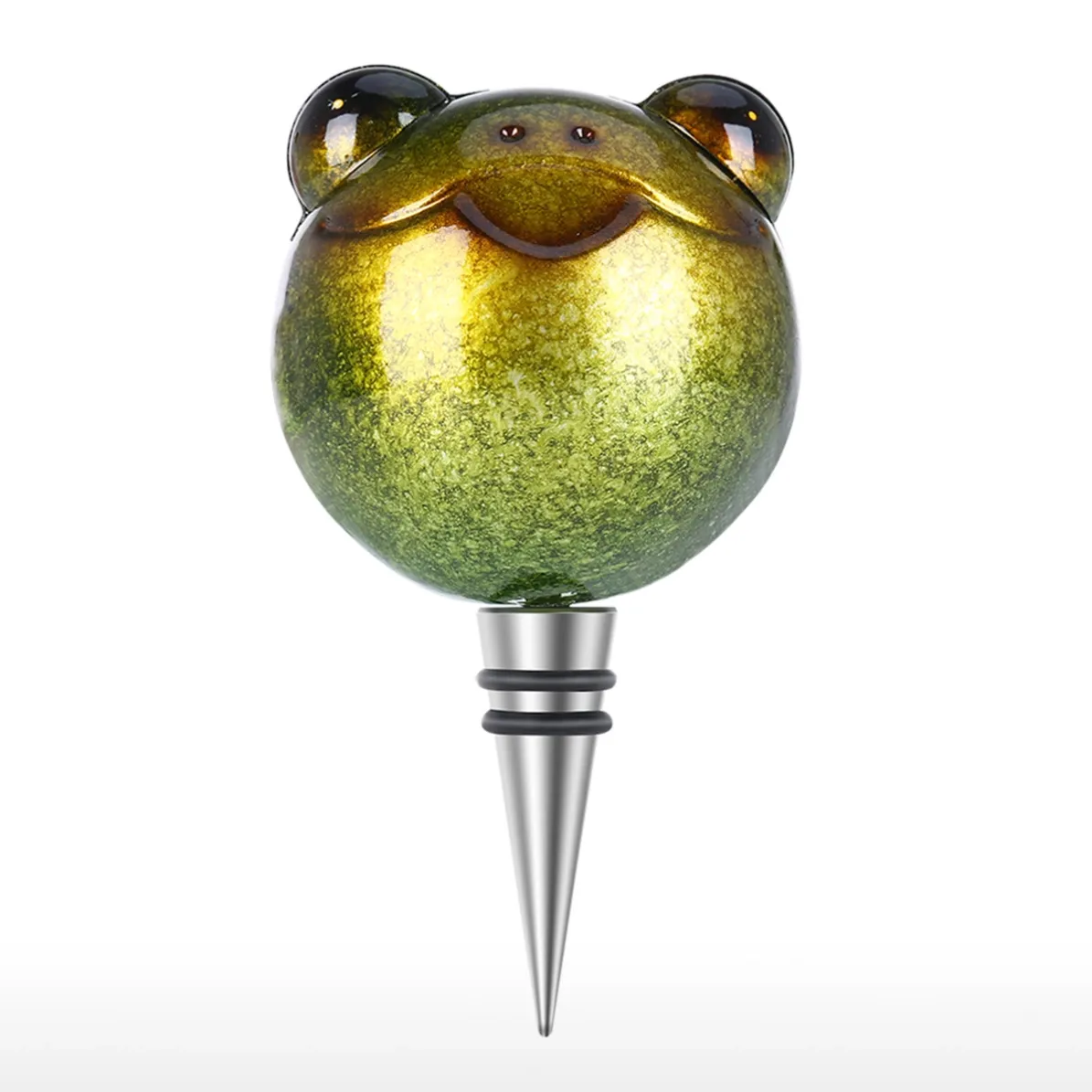 frog-metal-wine-bottle-stopper-a262