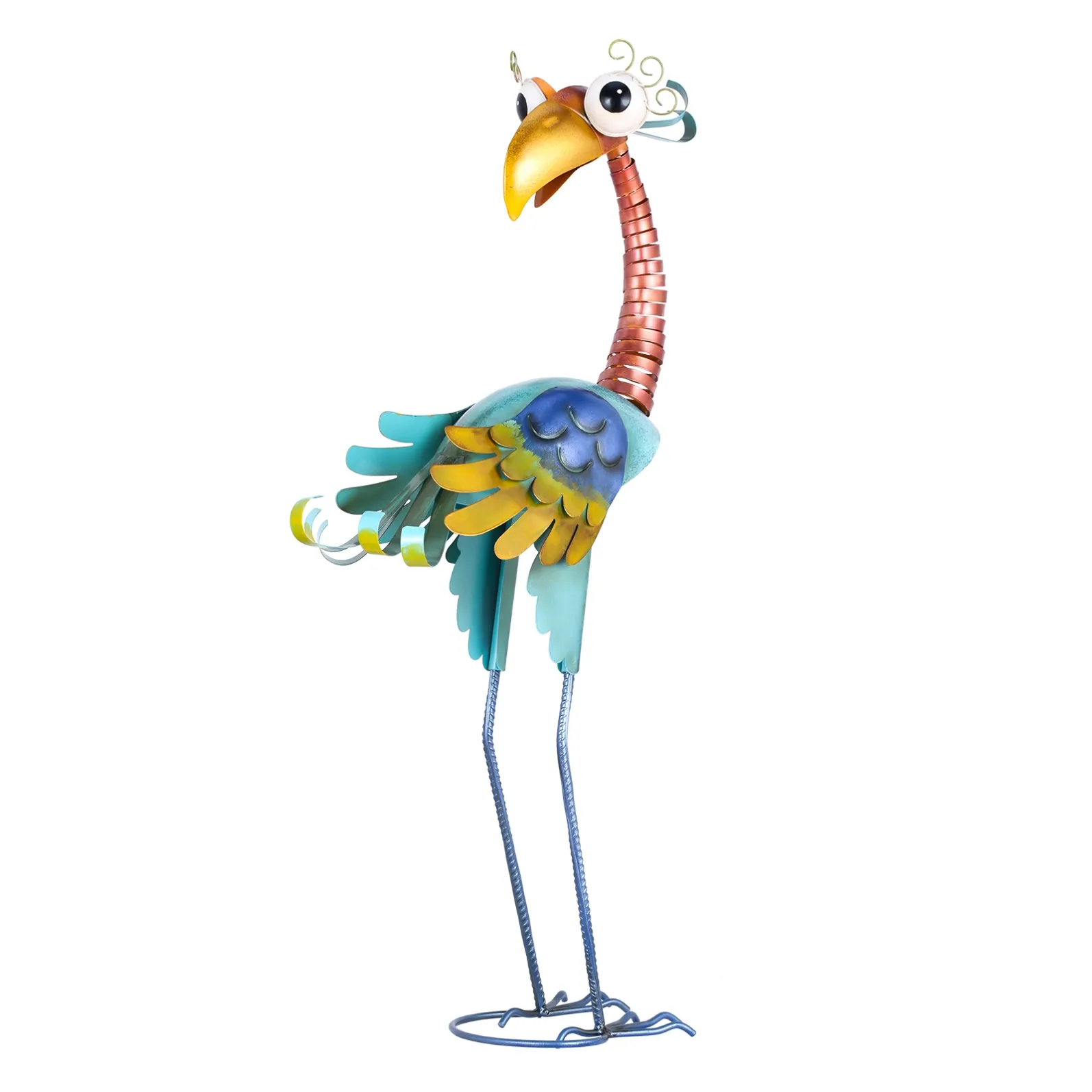 green-toucan-metal-sculpture-a298gr