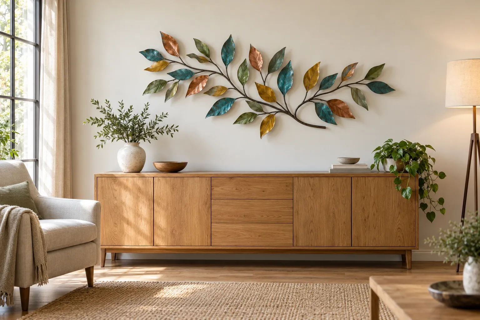 metal-wall-art-living-room-size-guide