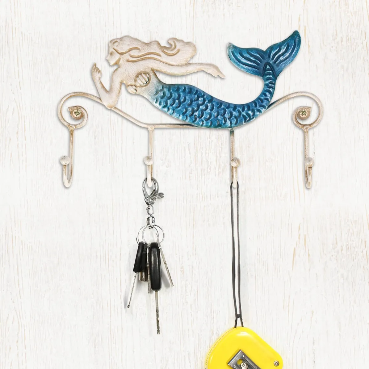 mermaid-metal-wall-hook-rack-a172