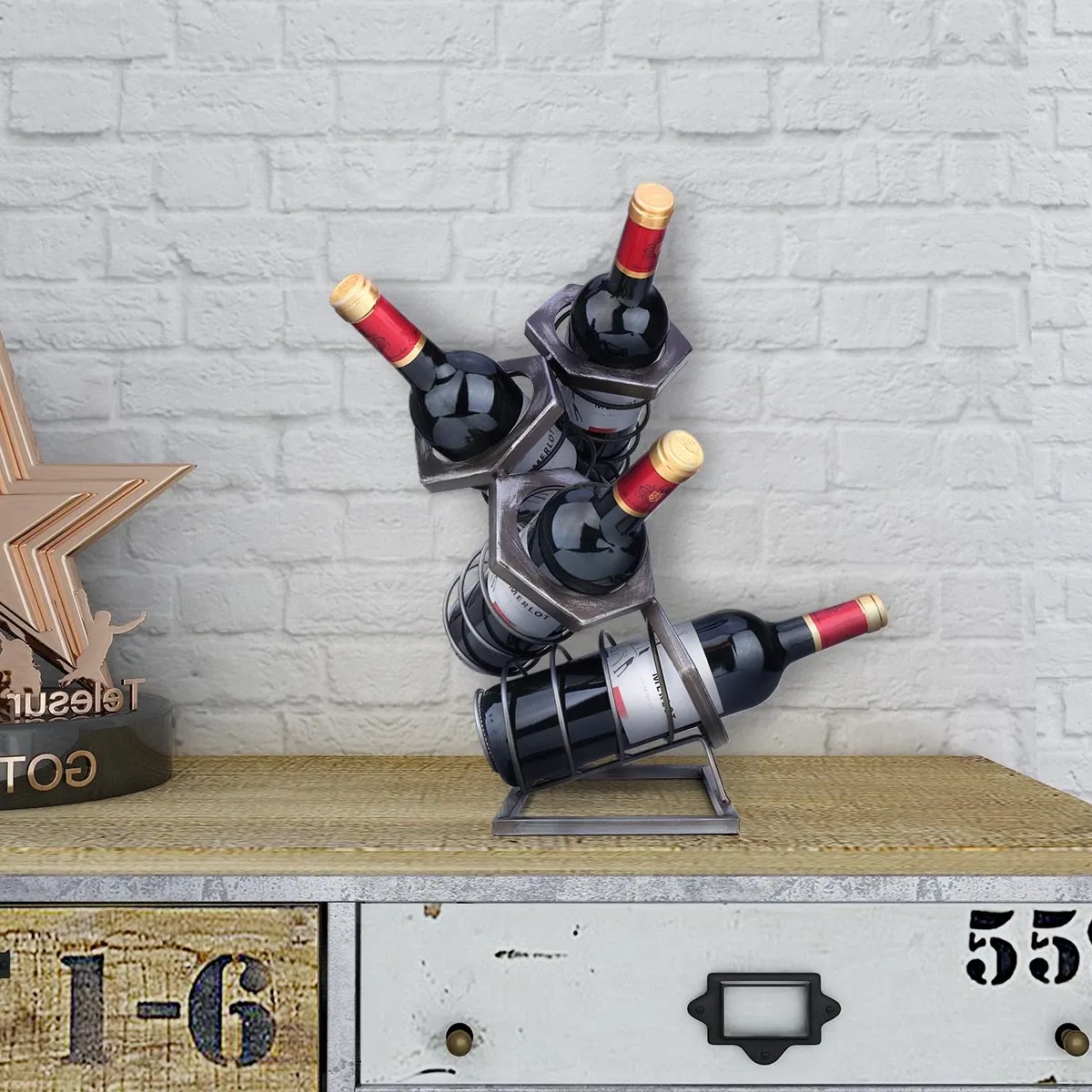 tree-shaped-metal-wine-rack