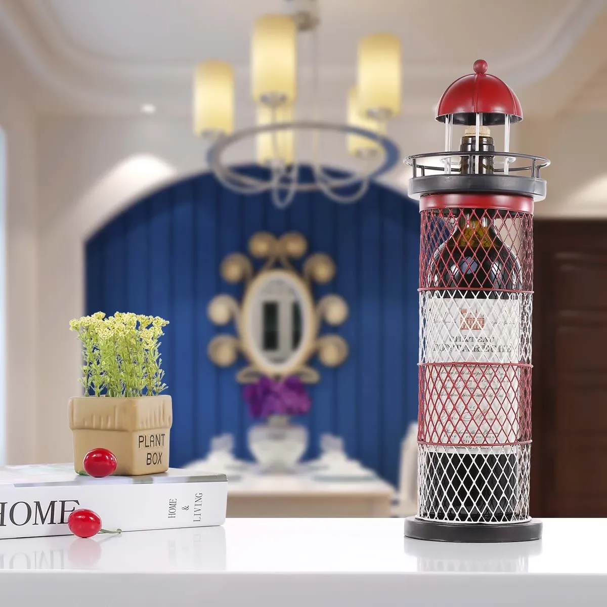 lighthouse-metal-wine-bottle-holder