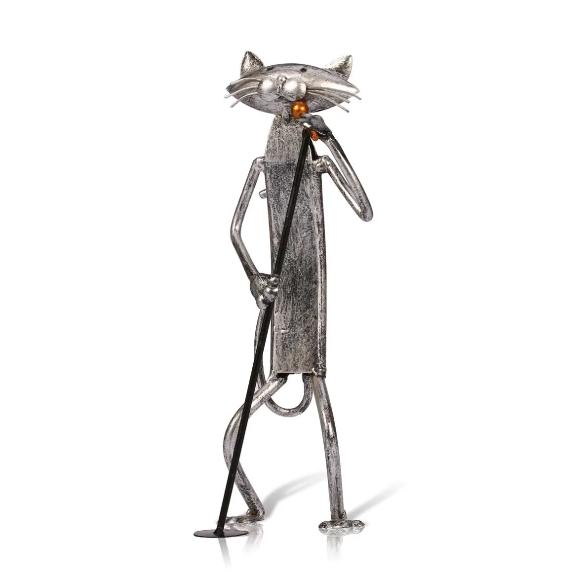 singing-metal-cat-statue-a009-2