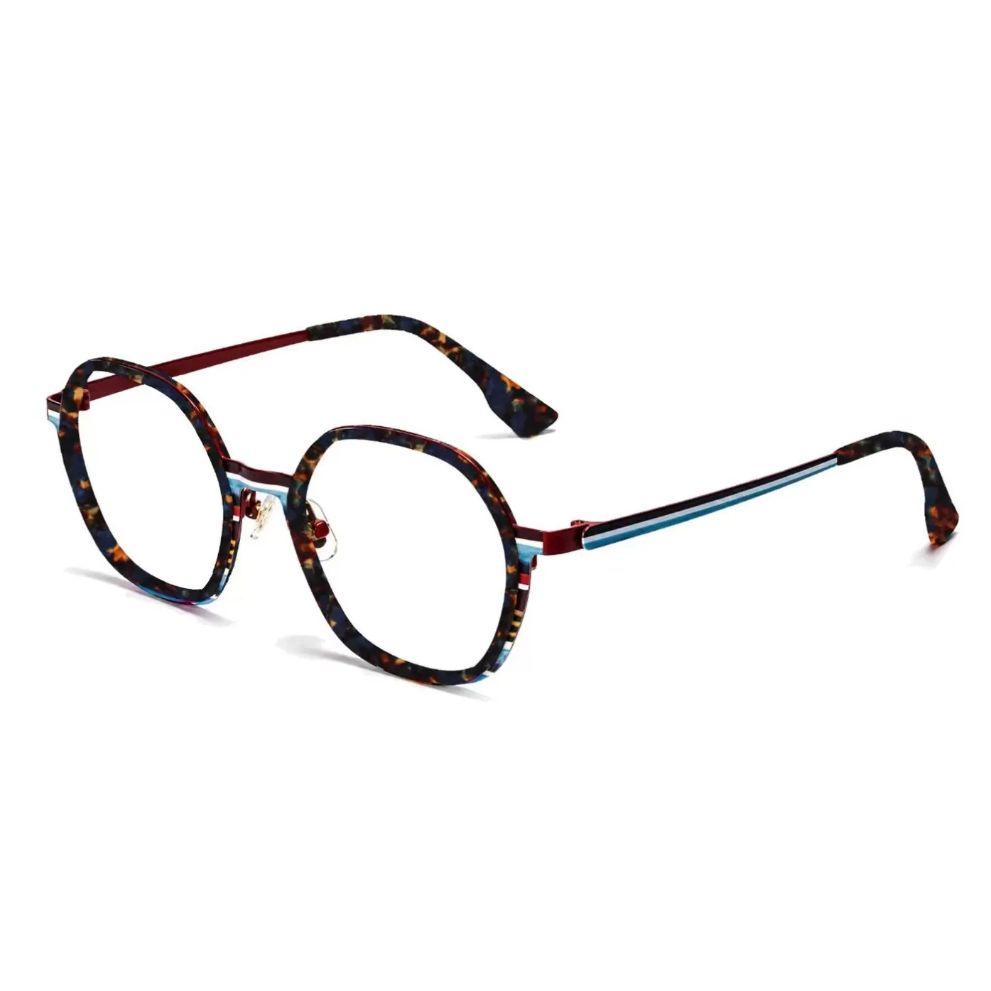RS003 multicolor tortoise acetate optical frames