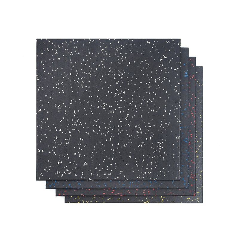 SBR black + 15% EPDM color rubber floor mat product photo (pymihn)
