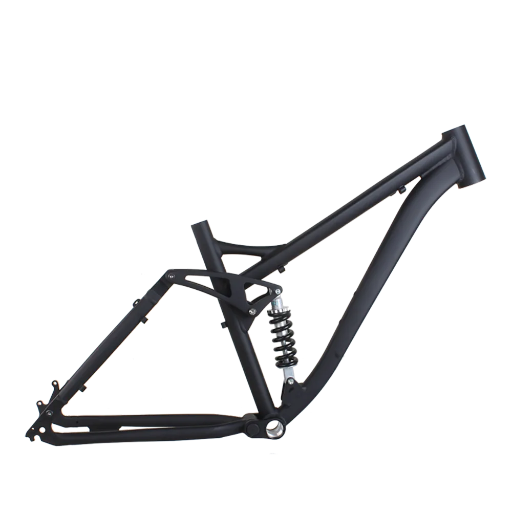 26-inch aluminum full-suspension MTB frame for OEM manufacturing