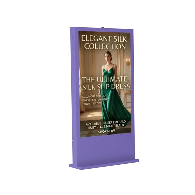 75 outdoor freestanding touchscreen lcd display