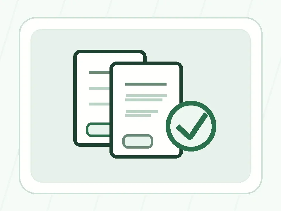 Step 3 illustration for confirming available quality documents
