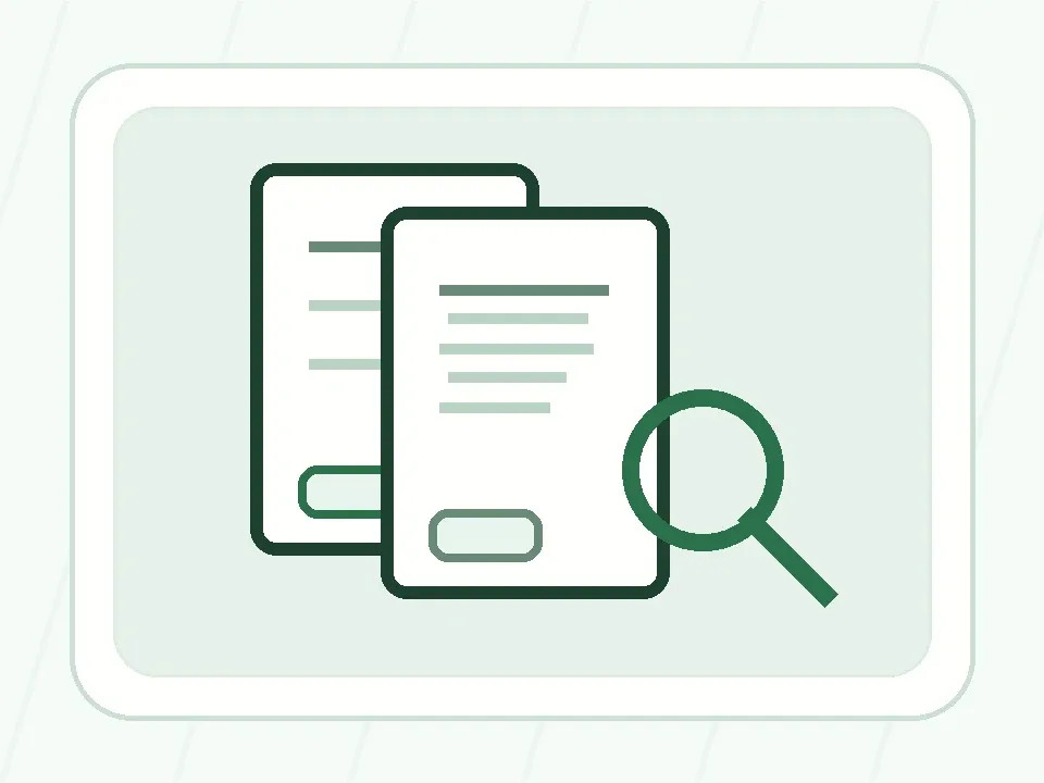 Reports review illustration for selected noodle product documents