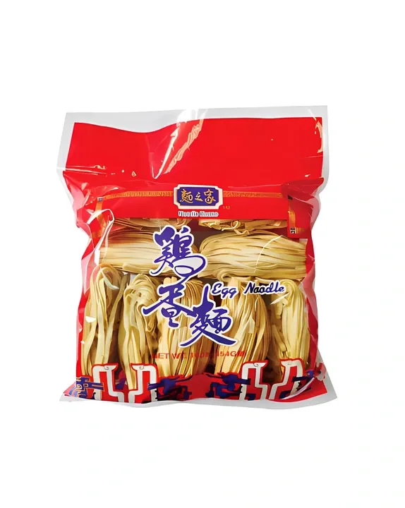 Egg noodles product packaging for importers and distributors