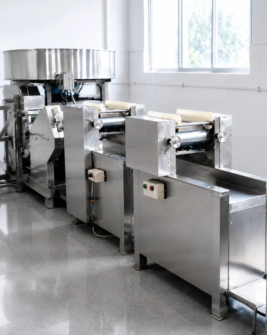 Chinese noodle production line with factory quality control