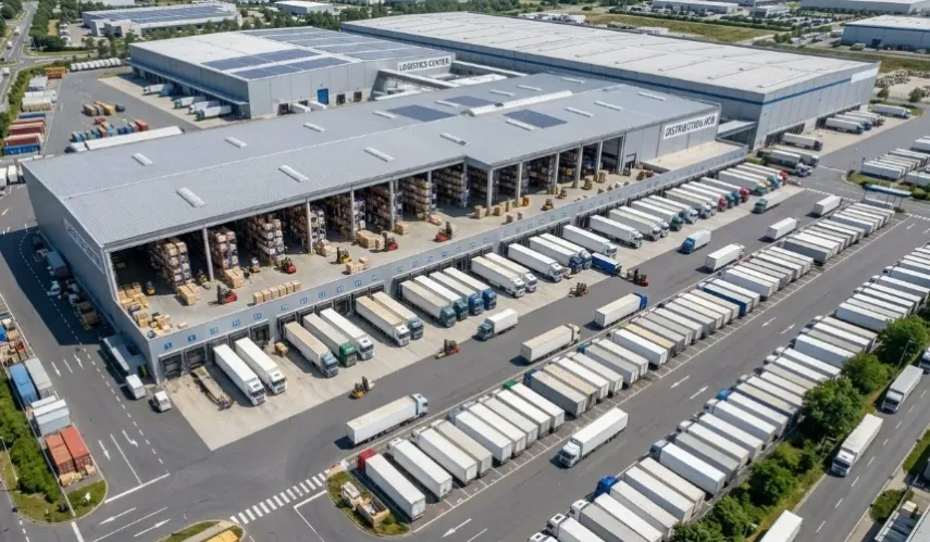 logistics and distribution building